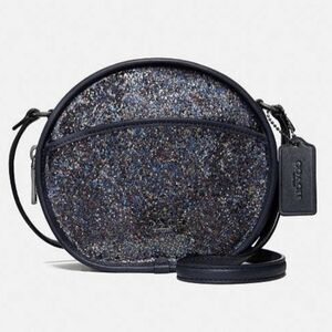 Coach Navy/Copper Rainbow Multicolor Glitter Canteen Crossbody Bag F48731